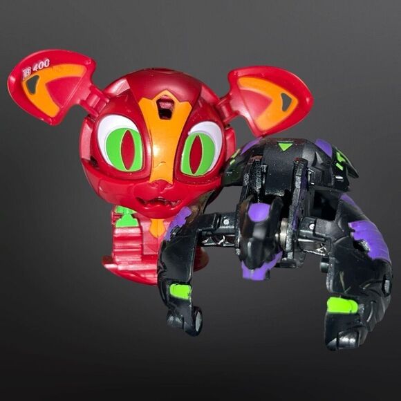 Small Bakugan Pyrus Geogan Ferascal & Darkus 1” B400 & B500 B16 - Picture 1 of 6